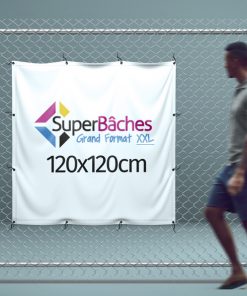 Bâche publicitaire PVC 120x120cm