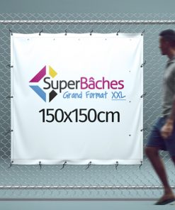 Bâche publicitaire PVC 150x150cm