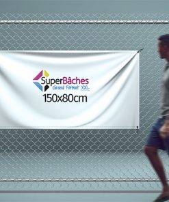Bâche publicitaire PVC 150x80cm