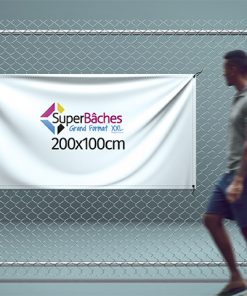 Bâche publicitaire PVC 200x100cm