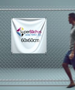 Bâche publicitaire PVC 60x60cm